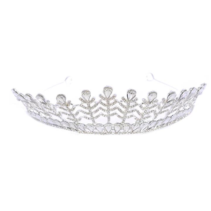 Bruiloft Tiara Bruidshoofdtooi Kroon voor Bruid voor wholesale door Cool Crystals