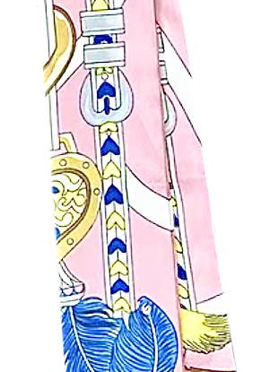 Create your own Scarf Neck - Blue Chain Print - O for wholesale by Gemelli