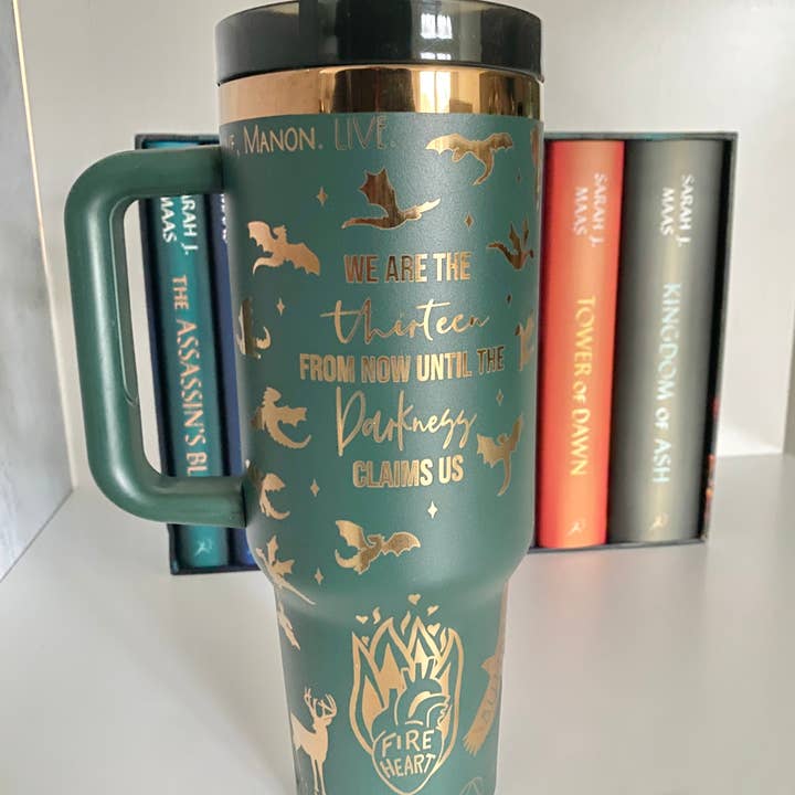 zoo&roo - Wholesale Insulated Mug/Tumbler - Throne of Glass 40 oz engraved tumbler | officially licensed13