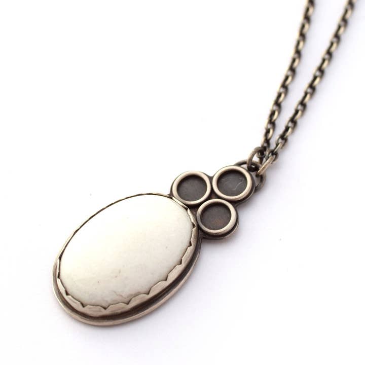 Eyelet Lace Pendant, Large for wholesale by Erin Austin Design