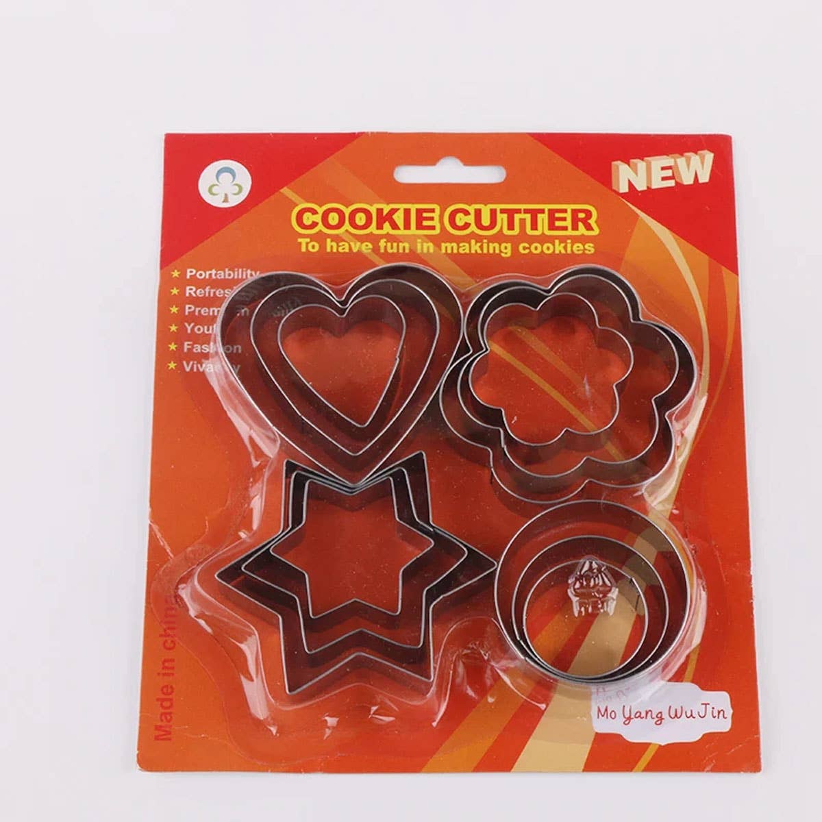 AN Commerce - Wholesale Chocolate/Candy Mold - 12pcs / set Stainless Steel Cookie Biscuit DIY Mold Star2