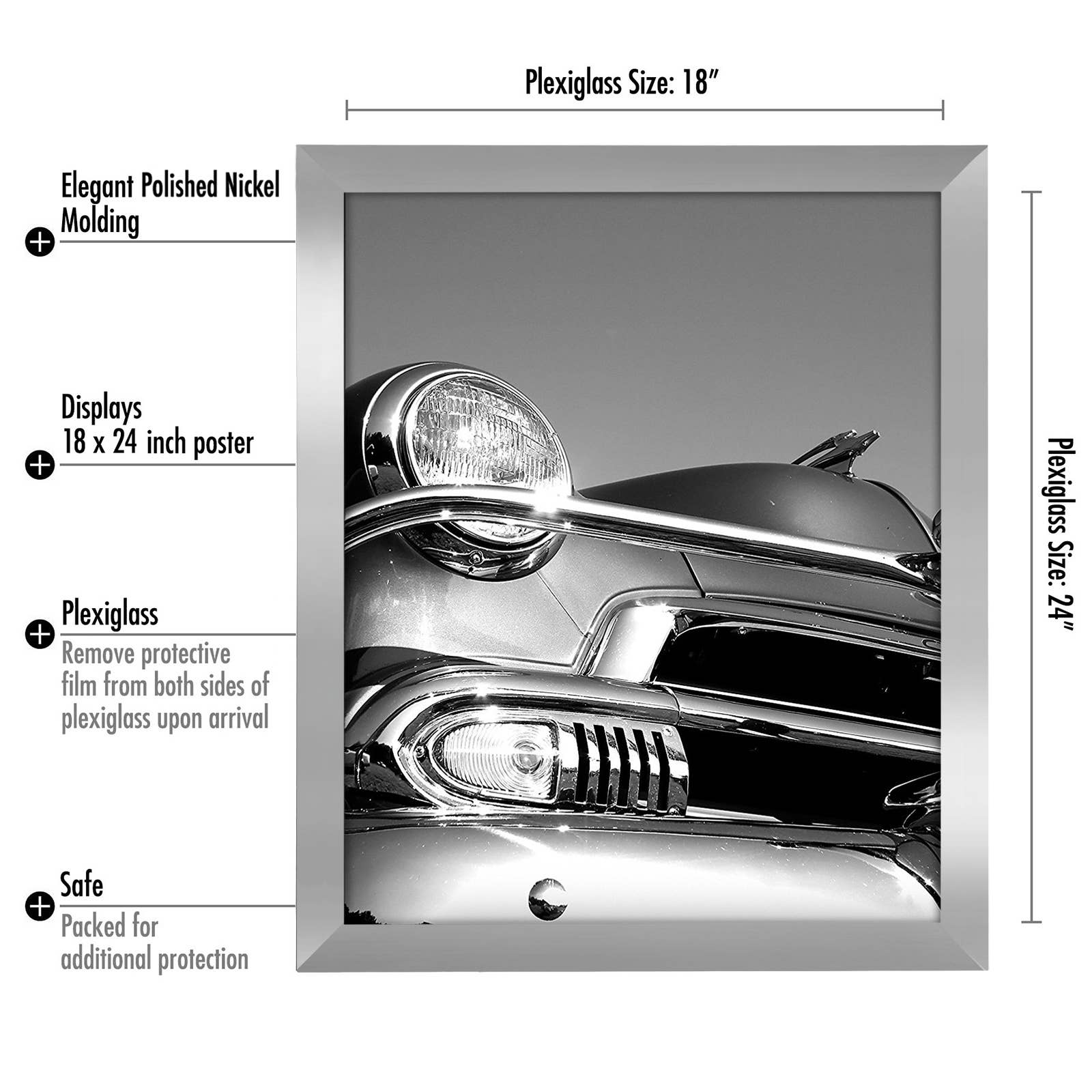 Americanflat - Wholesale Picture Frame - Americanflat Poster Frame with Wide Molding159