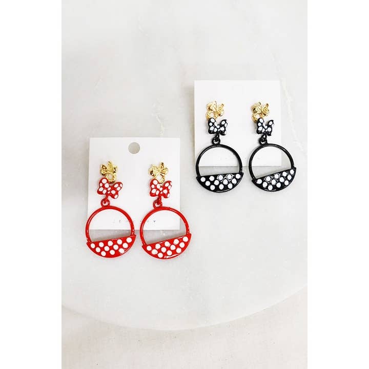 MIX COLOR Polka Dot Dangle Earring Set for wholesale on Faire