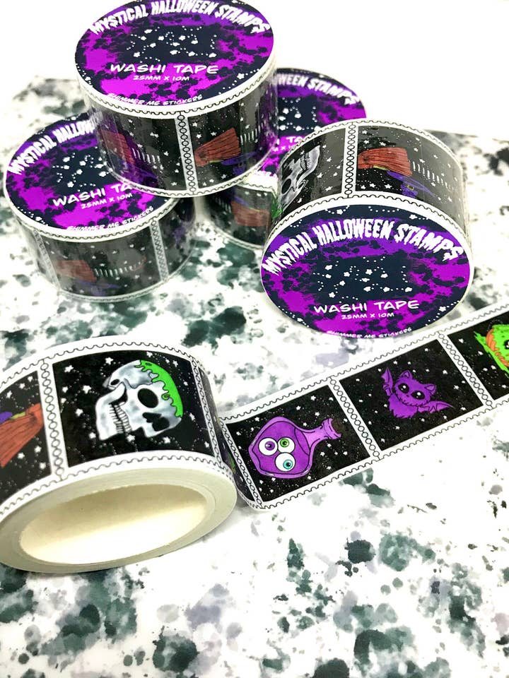 Mystical Halloween Washi Tape for wholesale by Shimmer Me Stickers