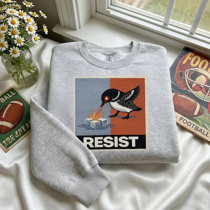 Embroidered Minneapolis Resist Sweatshirt, Anti ICE Shirt for wholesale by ClevorFit