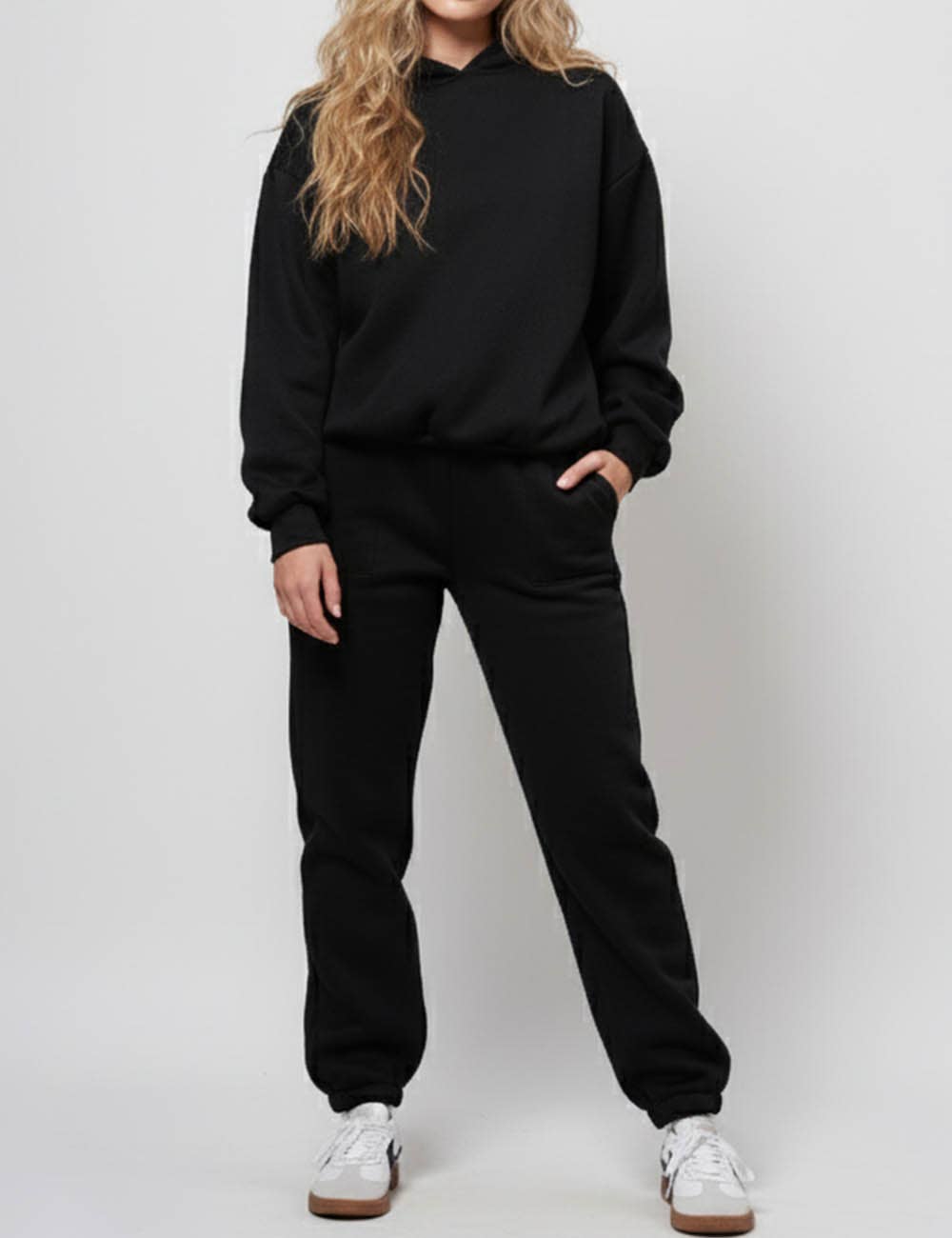 Sweetkama - Wholesale Lounge Set - Women's - Ladies Solid Color Hoodie and Pants Sets 21133712