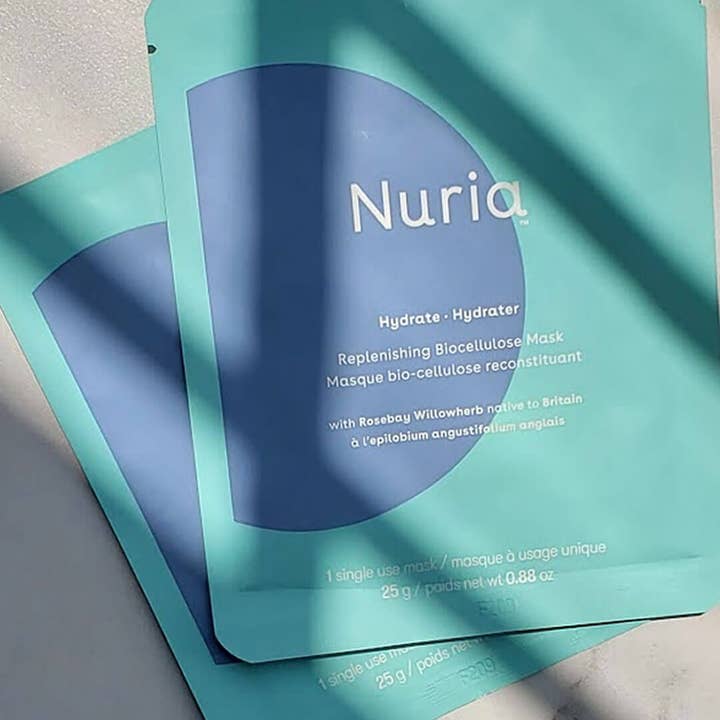 Nuria - Wholesale Skincare Face Mask - Hydrate Replenishing Biocellulose Mask