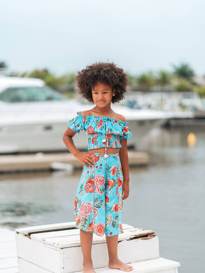 Floral Print Pants for wholesale by I Am...Just For Little