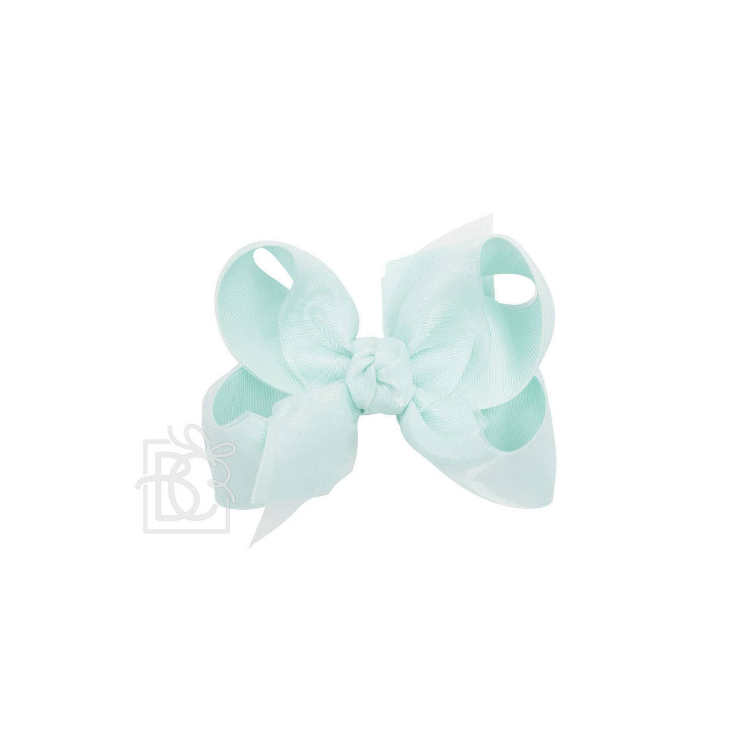 Beyond Creations, LLC – wholesale Hair bow – Kids – LAYERED ORGANZA/GROSGRAIN BOW ON CLIP28