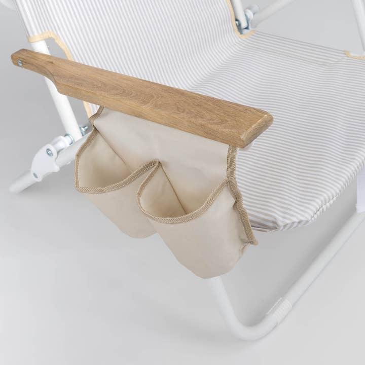 Flamingueo - Wholesale Beach Accessories - Beige striped folding beach hammock