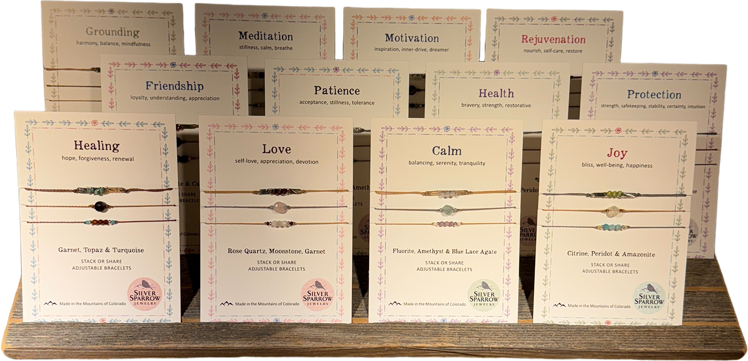 Silver Sparrow Jewelry - Vendita all'ingrosso Parure di gioielli - Set di tutti i 12 braccialetti impilabili0