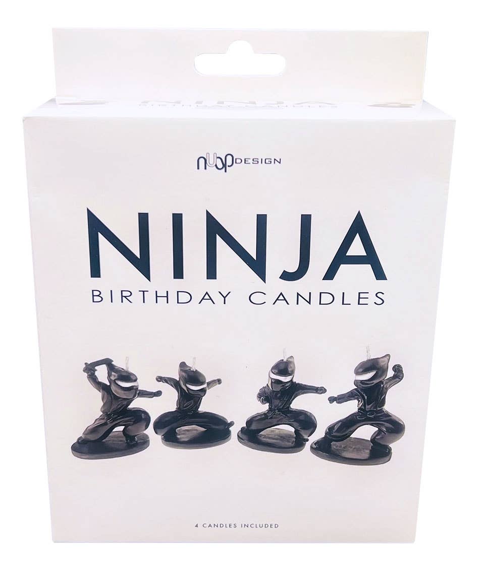 Streamline - Wholesale Cake Candle - Ninja Candles - 4 Piece Set