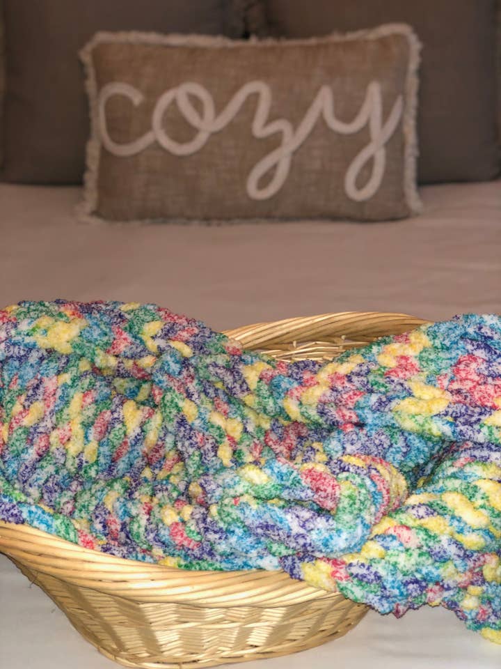 Jeté douillet Rainbow Lil' pour la vente par Best Cozy Throws