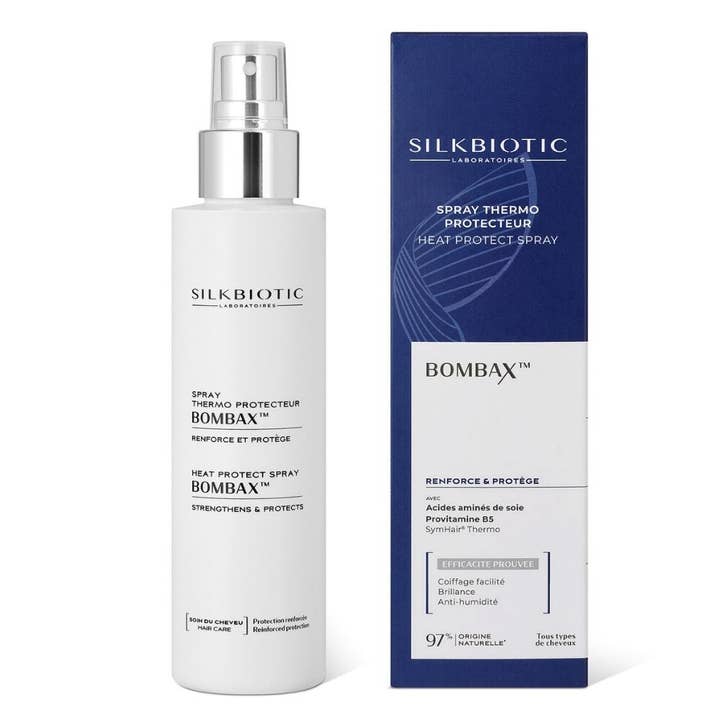 Silkebombax varmebeskyttende spray – 150ml – SILKBIOTIC for engroshandel hos Laboratoires SILKBIOTIC