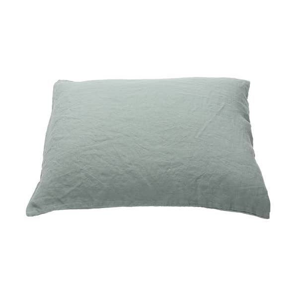 LinenMe – wholesale Örngott – Linne Örngott Spa Grön Sten Tvättad5