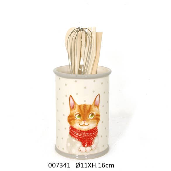 'Thadea' Utensil Holder Diam. 11 X H. 16 cm for wholesale by Faye