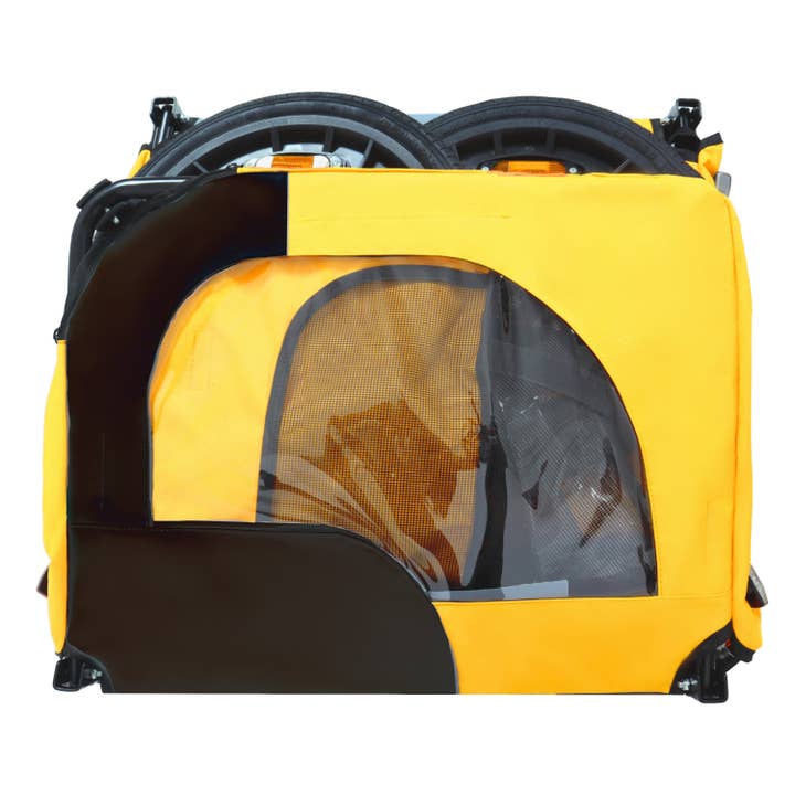 39F Inc. - Wholesale Pet Carrier - Cat/Dog - Folding Pet Bike Trailer for Small to Medium Dogs, Yellow15