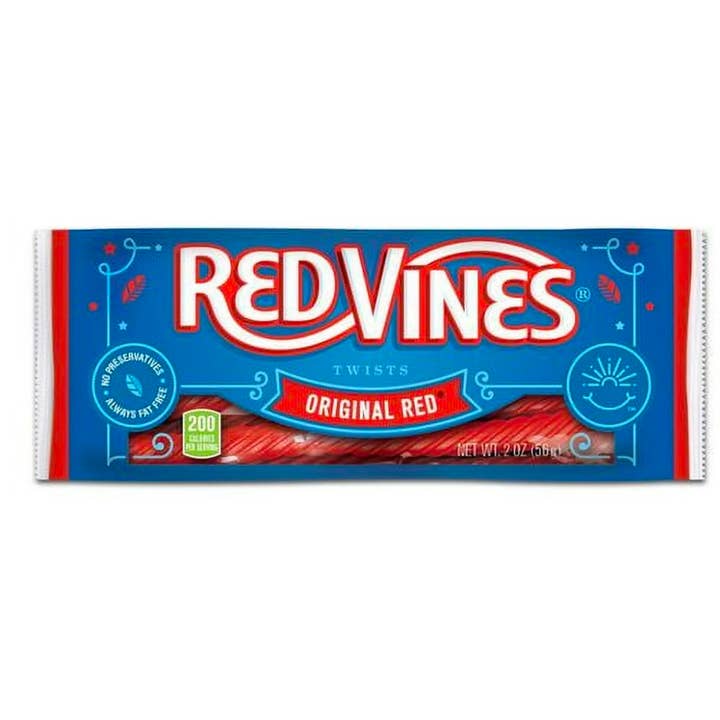 O'Shea's Candies Sweet Shop - Wholesale Licorice - Nostalgic 1914 Original RED VINES Licorice 16ct Display Box1