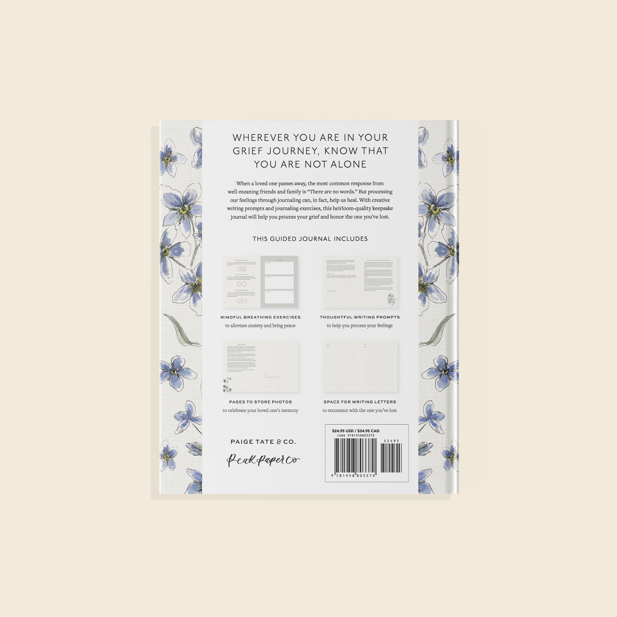 Paige Tate & Co. - Wholesale Journal/Diary - Forget You Not (Guided Grief Journal)4