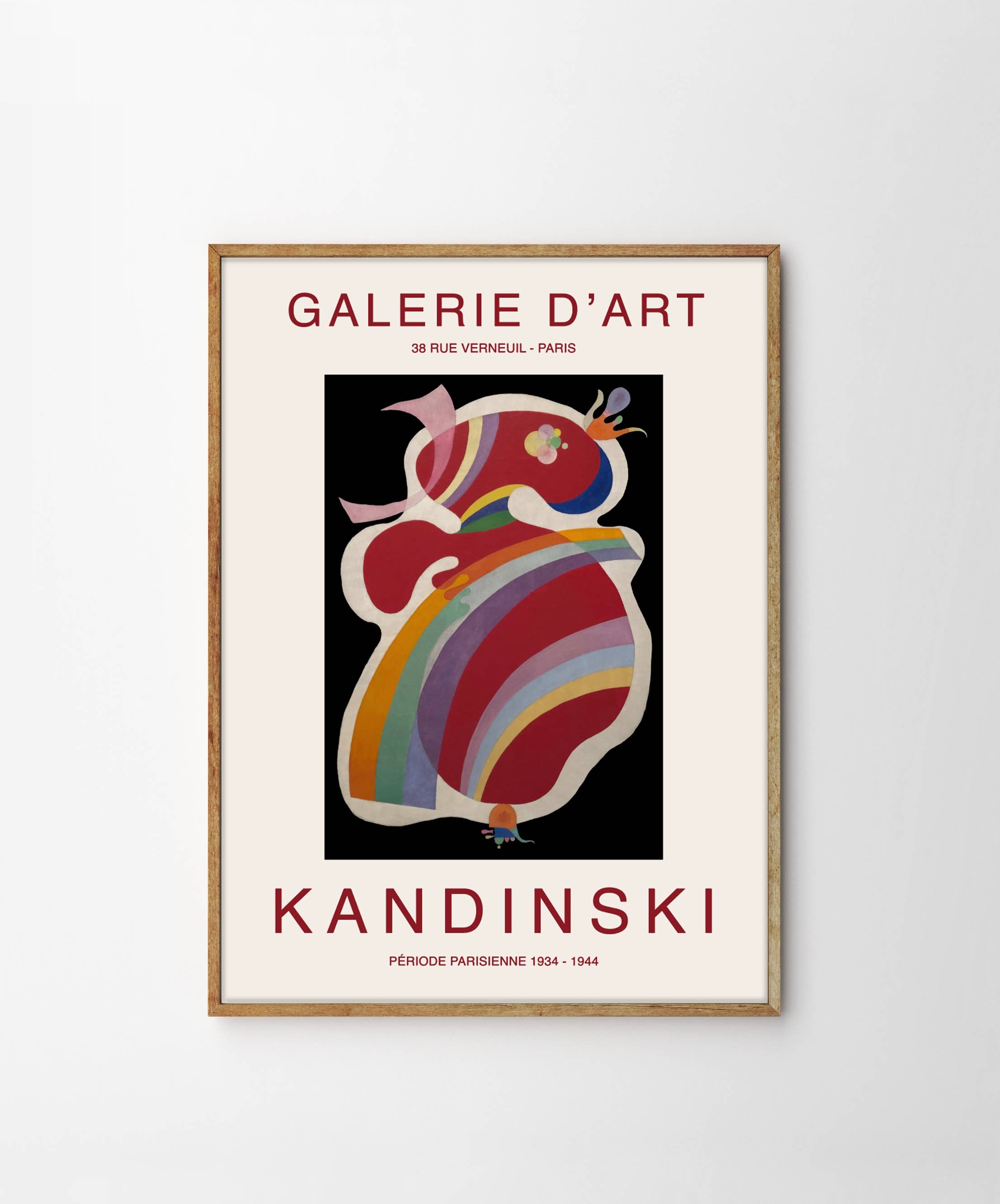 Gustave - Wholesale Art Print - Wassily Kandinsky, The Red Shape