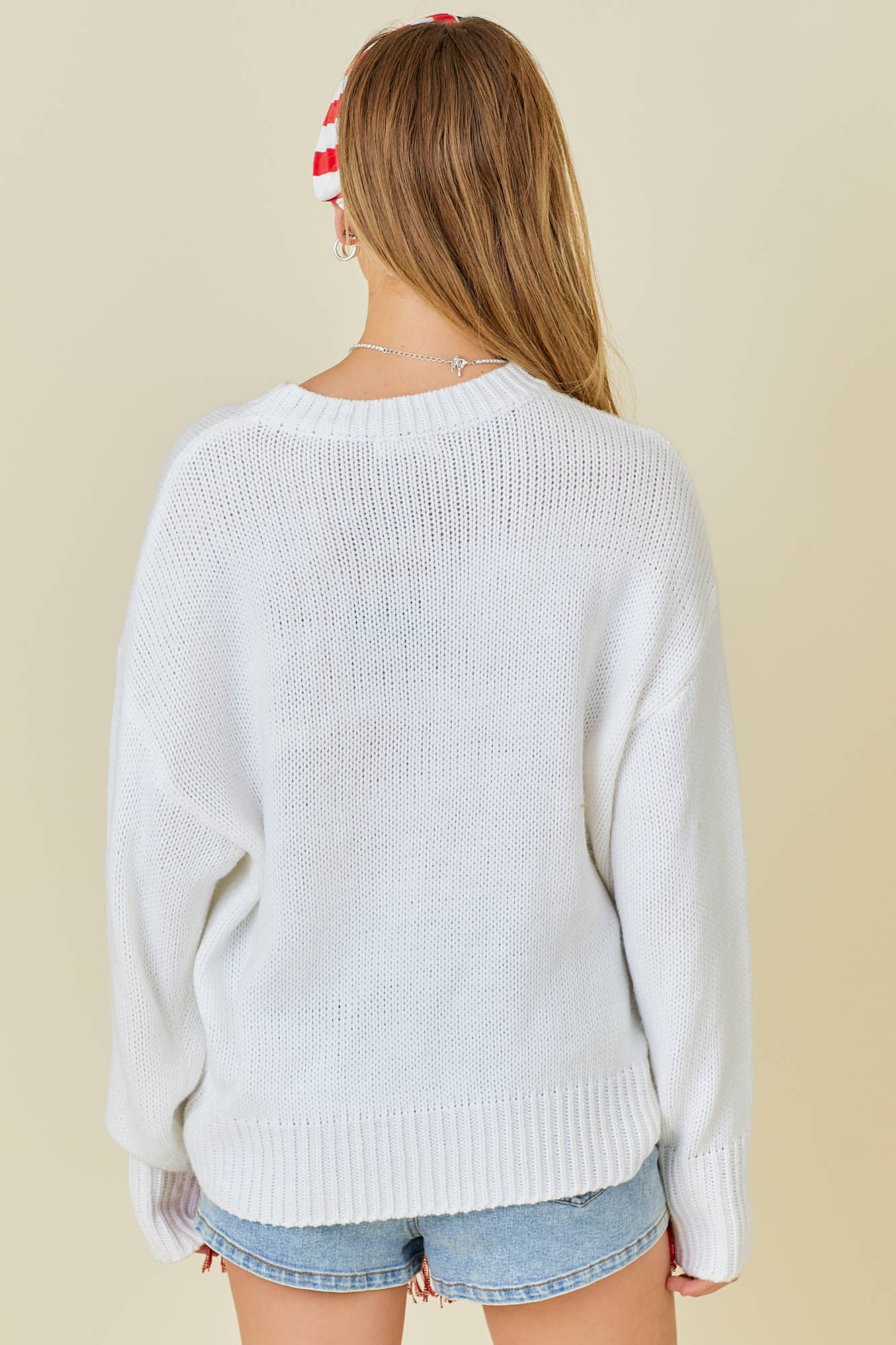 HVID USA amerikansk flag 4th of juli-trøje for engroshandel på Faire1