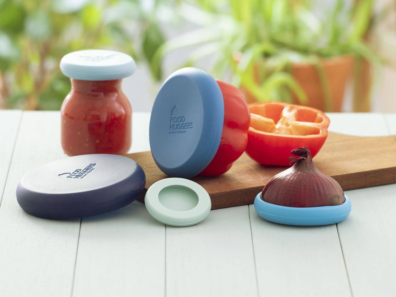 Food Huggers - Wholesale Food Storage Wrap/Bag - Ice Blue Food Huggers - Set of 511