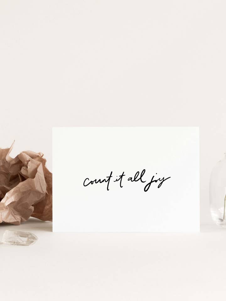 Count It All Joy Horizontal Print for wholesale by Ignite: Be the Light