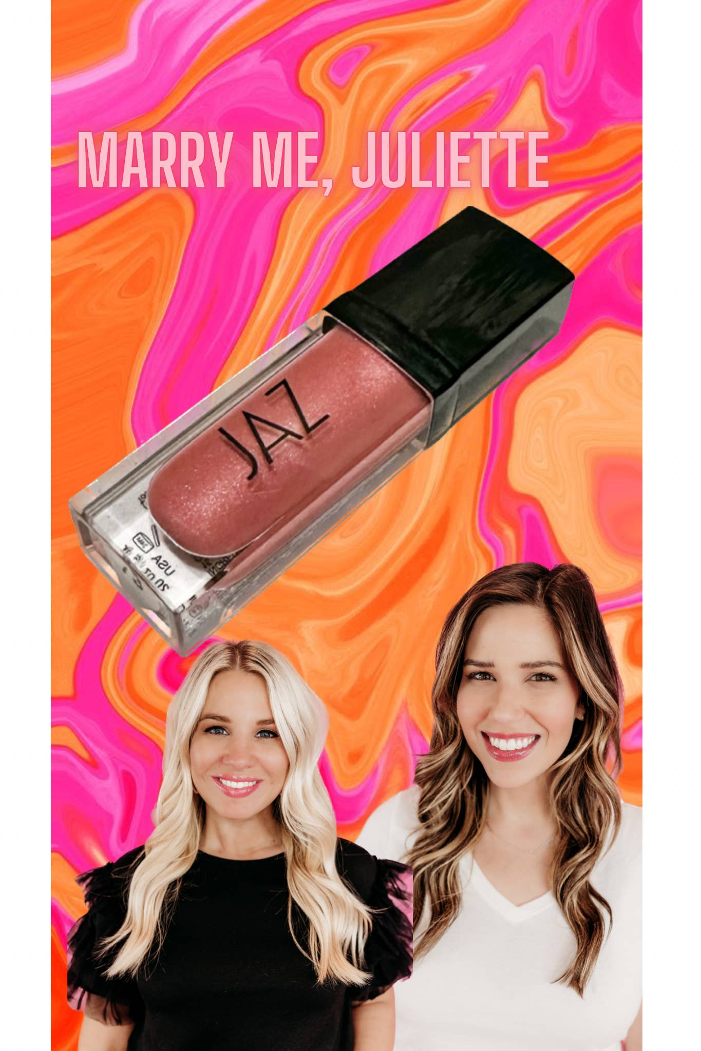 JAZ Cosmetics - Wholesale Lip Gloss - Marry Me, Juliette Lip Gloss