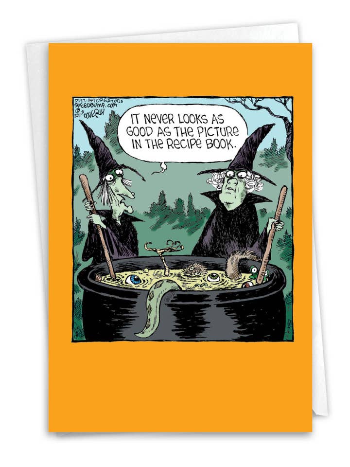 Halloween Card - Witch Recipe Book for wholesale by NobleWorks
