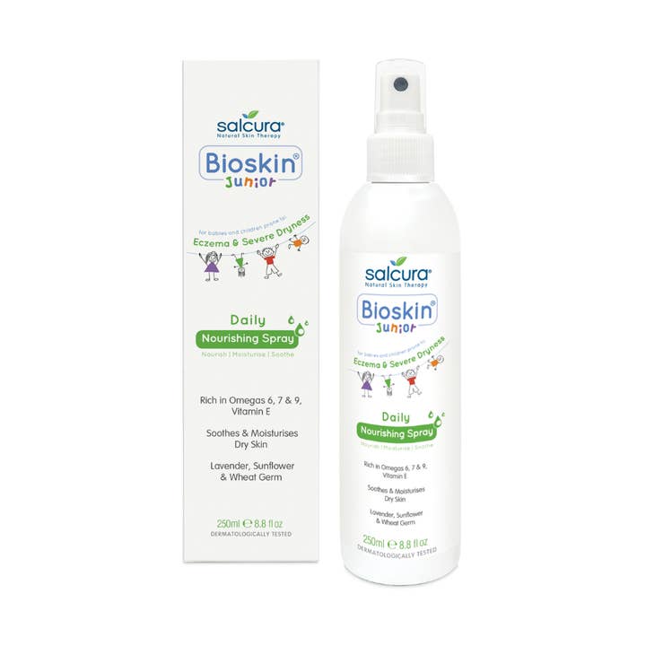 Bioskin Junior Daily Nourishing Spray 250ml for wholesale by Salcura Natural Skin Therapy EU