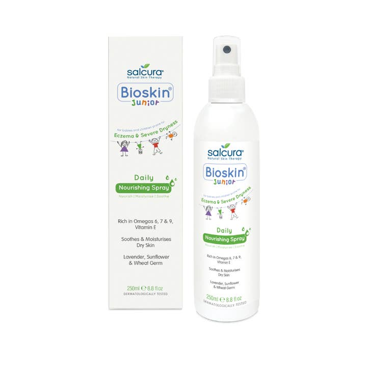 Bioskin Junior Daily Nourishing Spray 250ml for wholesale by Salcura Natural Skin Therapy EU