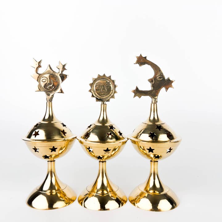 GREENROOTS USA LLC - Wholesale Incense holder - Celestial Burners 6"H (Set Of 3)8