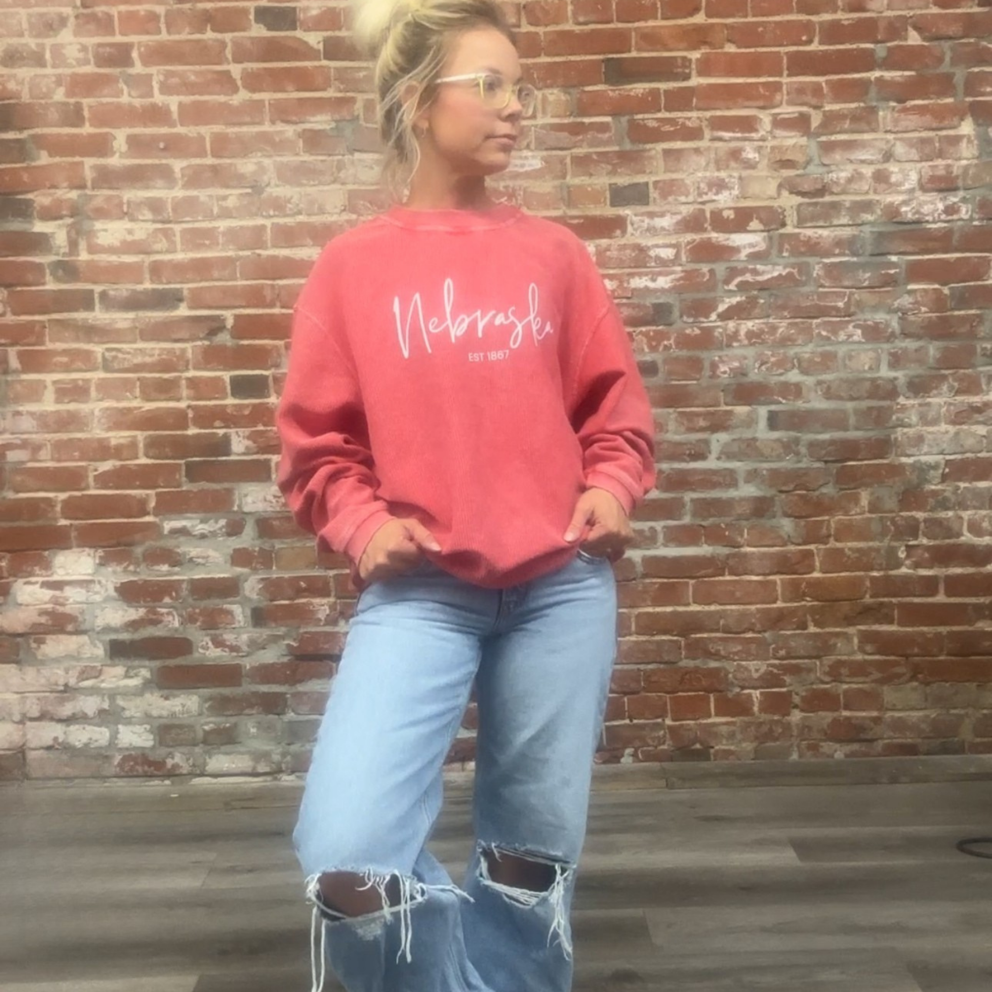 Kreatively.JC - Wholesale Graphic Sweatshirt - Women's - Nebraska EST crewneck3