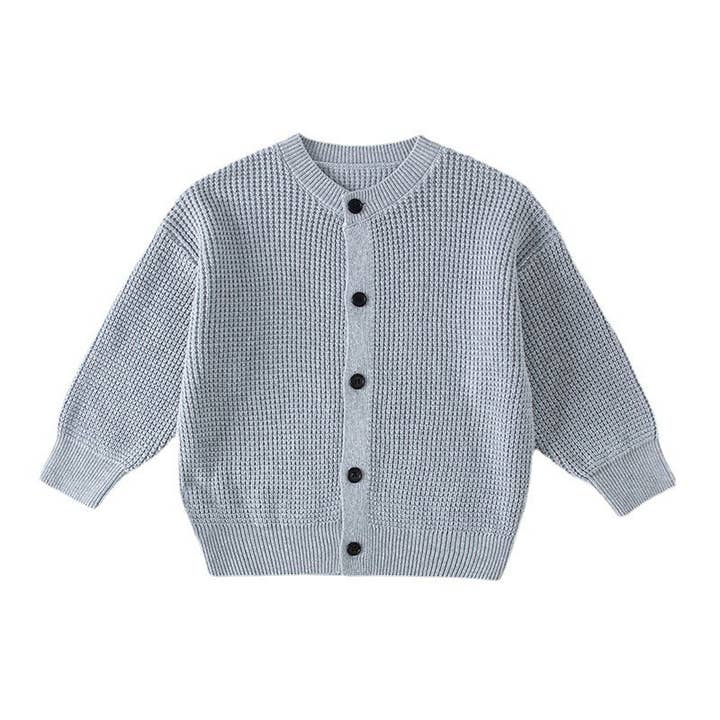 Little Chic Boutique - Vendita all'ingrosso Cardigan - Bambini - Cardigan Maglione a Maglia a Colori Solidi per Bambini Ragazzi 18M-9Y Abbigliamento all'Ingrosso Abbigliamento per Bambini V3823082500026