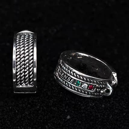 Brincos Great Nemesis - prata esterlina por atacado de Julia Costantino