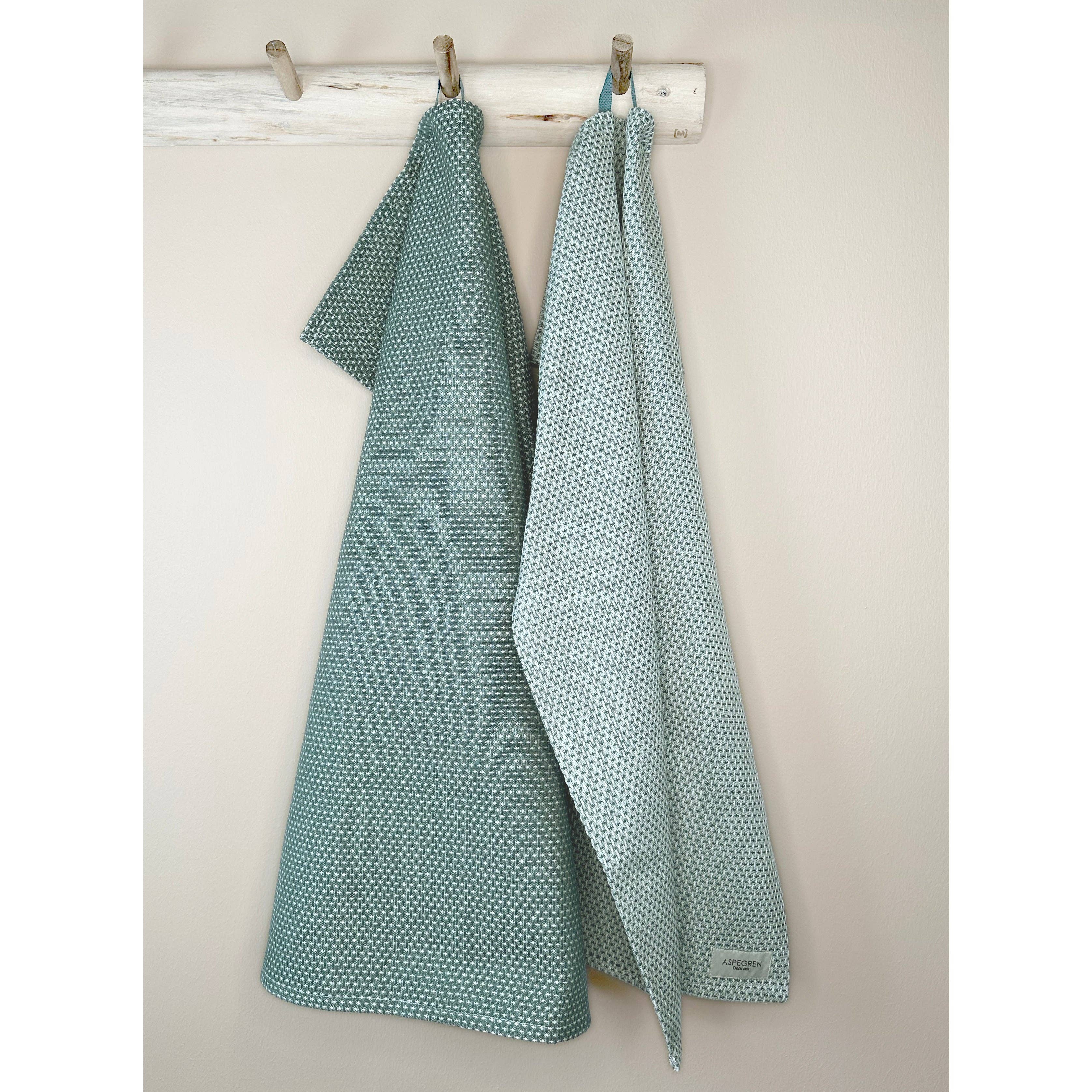 Aspegren Denmark – Engroshandel Viskestykke – Karklude - 100 % økologisk - Sæt med 2 - Gastro - Dark Forrest5