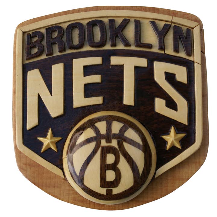 New York Nets Collectors Item Puzzle Box for wholesale by jelly roll box