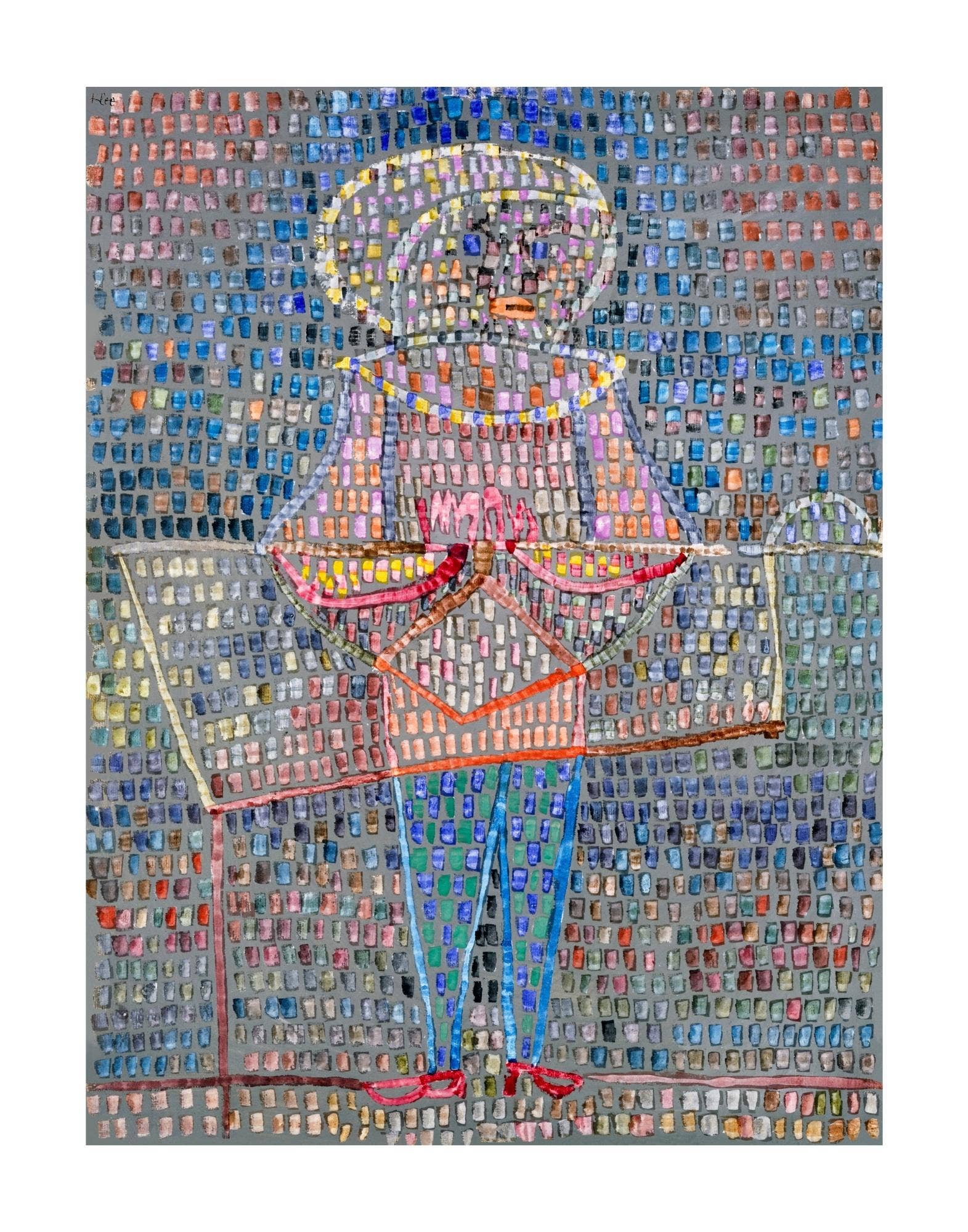 Knot & Soul - Wholesale Art Print - Klee - Boy in Fancy Dress0