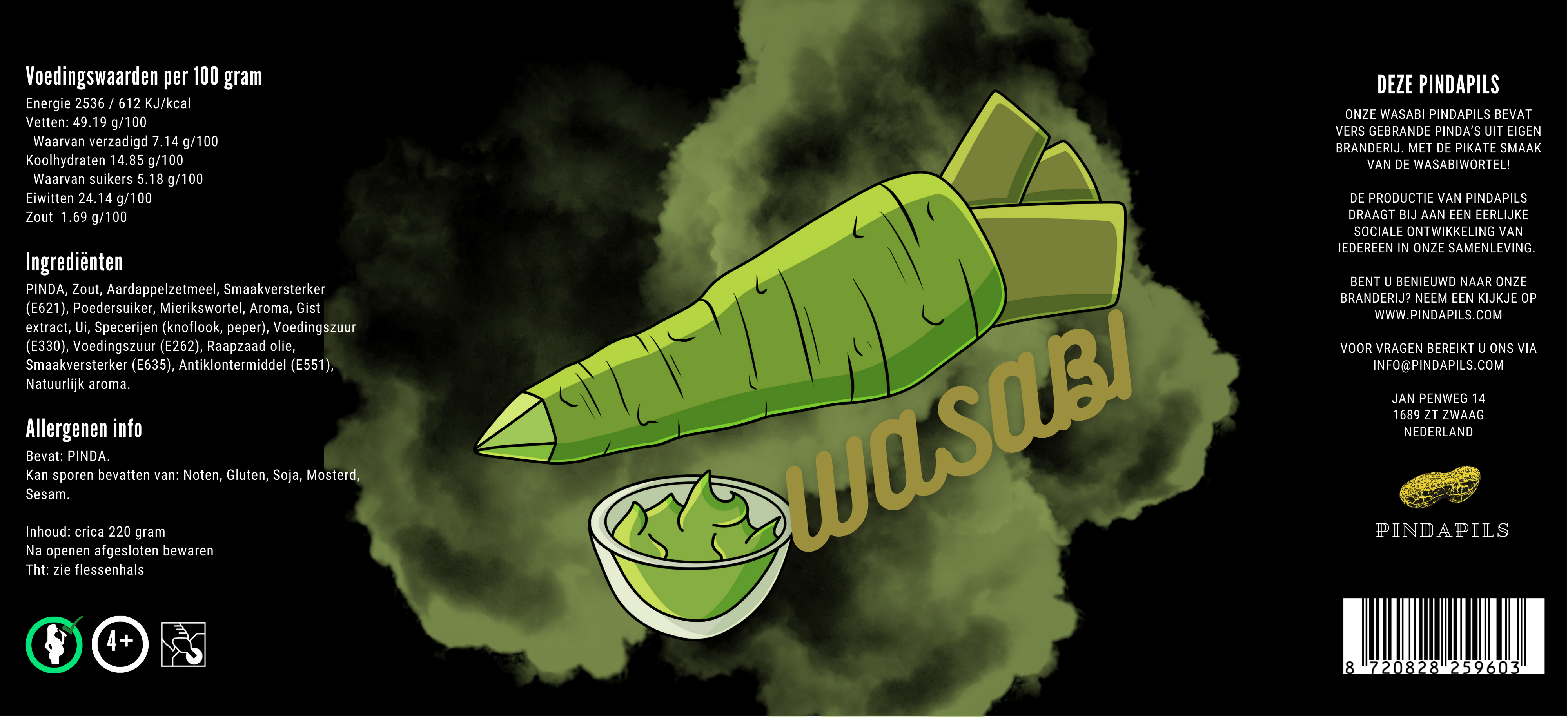 PindaPils – wholesale Nuts – Peanut Pils Sensation Wasabi1