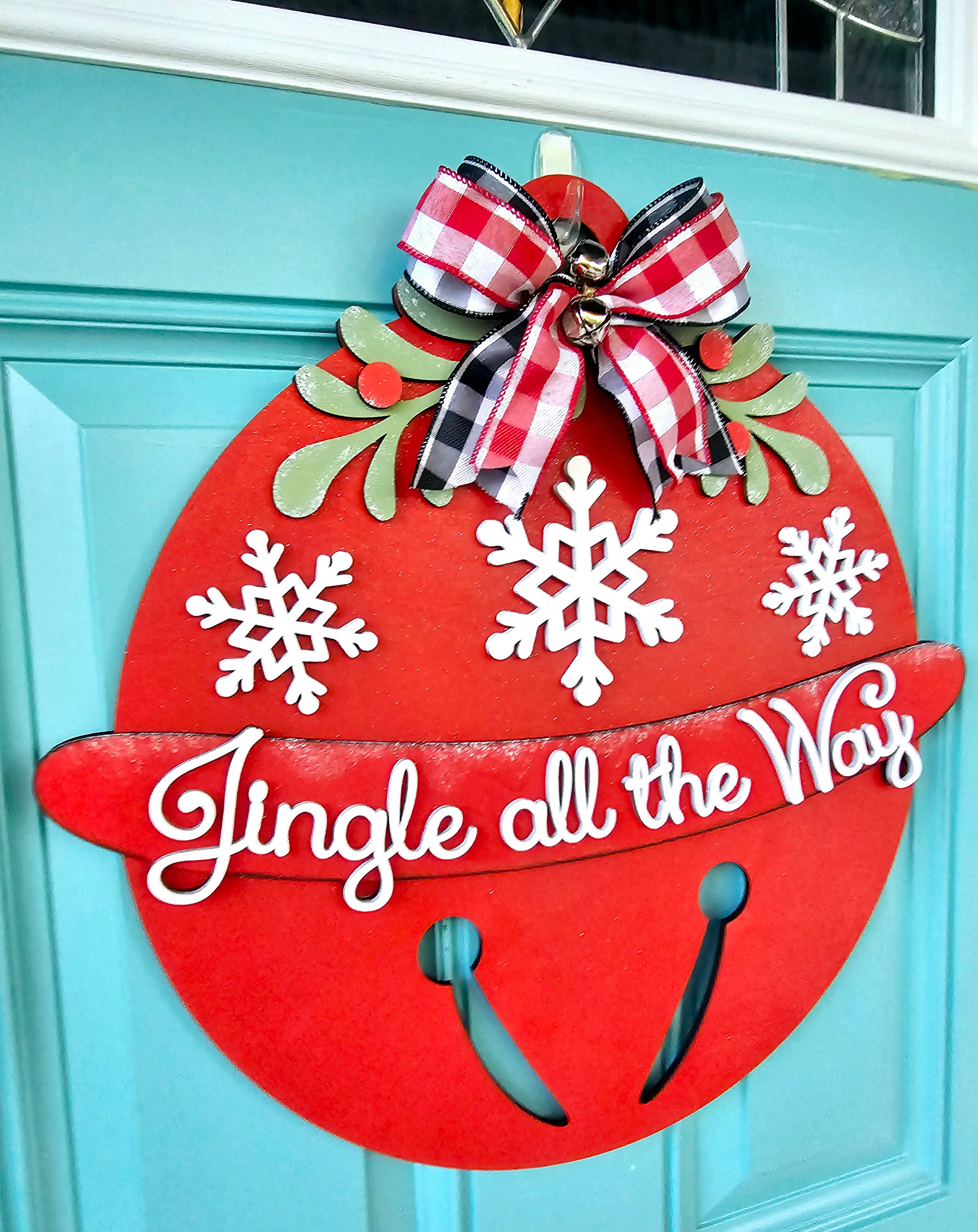 Teal Moon Creations - Wholesale DIY Craft Kit - DIY Jingle Bell Door Hanger3