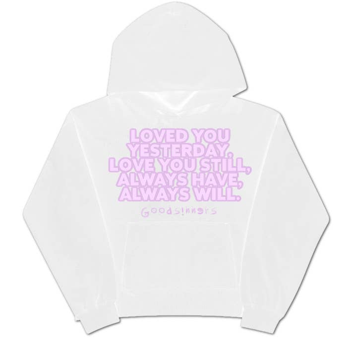 Nota per te: Felpa con cappuccio Love Yourself per la vendita all'ingrosso da parte di Goodsinners