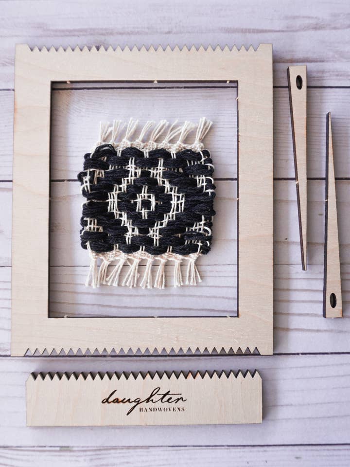 Woven Coaster Kit for wholesale by Daughter Handwovens