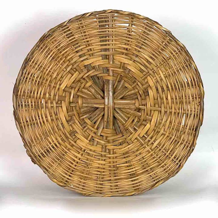XL Woven Palm Frond Basket Tray/Disk for wholesale by The Niger Bend