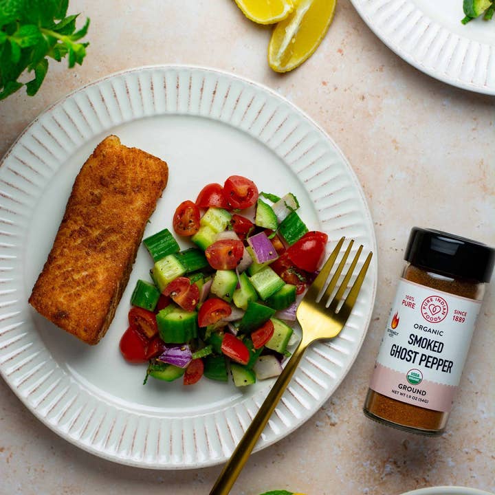 Pure Indian Foods - Wholesale Dried Spice - Ghost Pepper (Smoked Bhut Jolokia), Certified Organic7