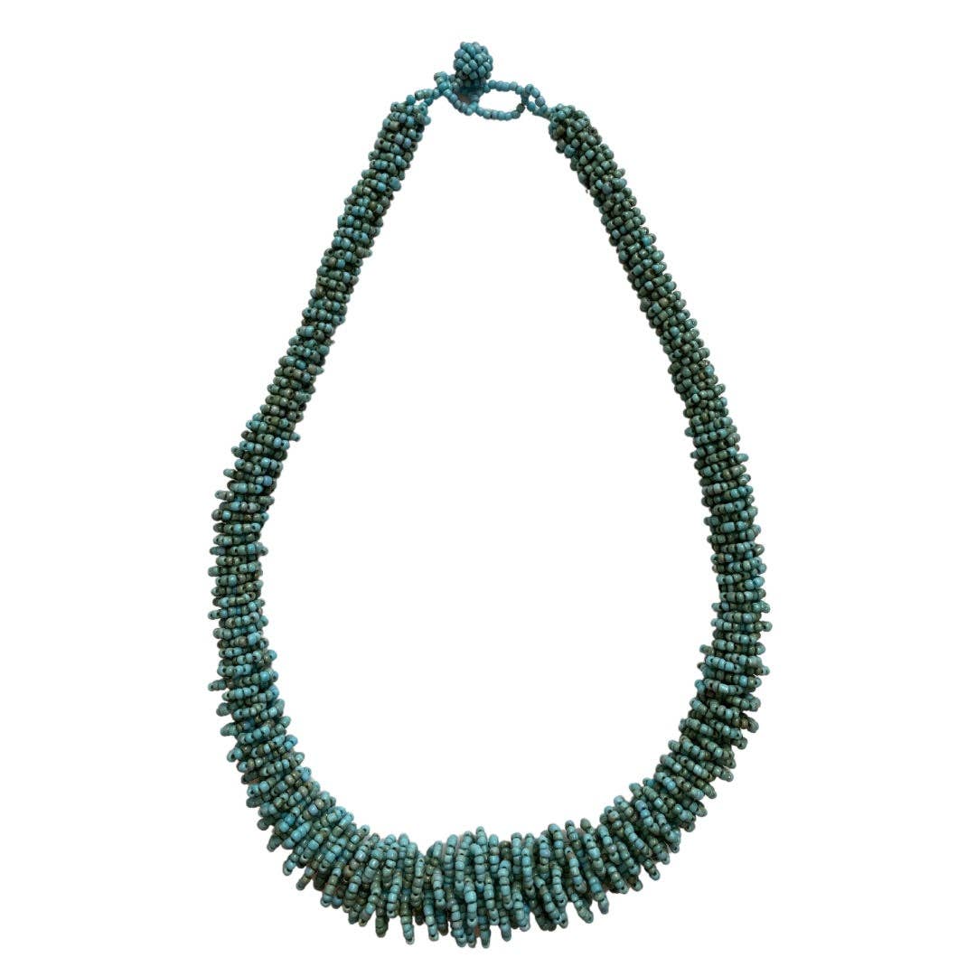 Bijondo - Wholesale Beaded/Pearl Necklace - Cord necklace with clay glass beads, costume jewelry1