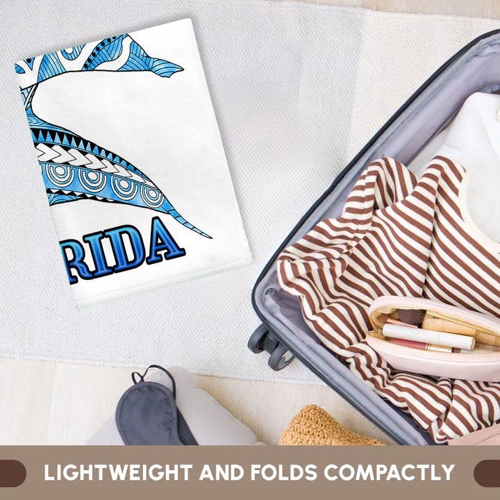 3dRose - Wholesale Bath Towel - 3dRose, Tribal dolphins for your vacation to Destin Florida., Towel