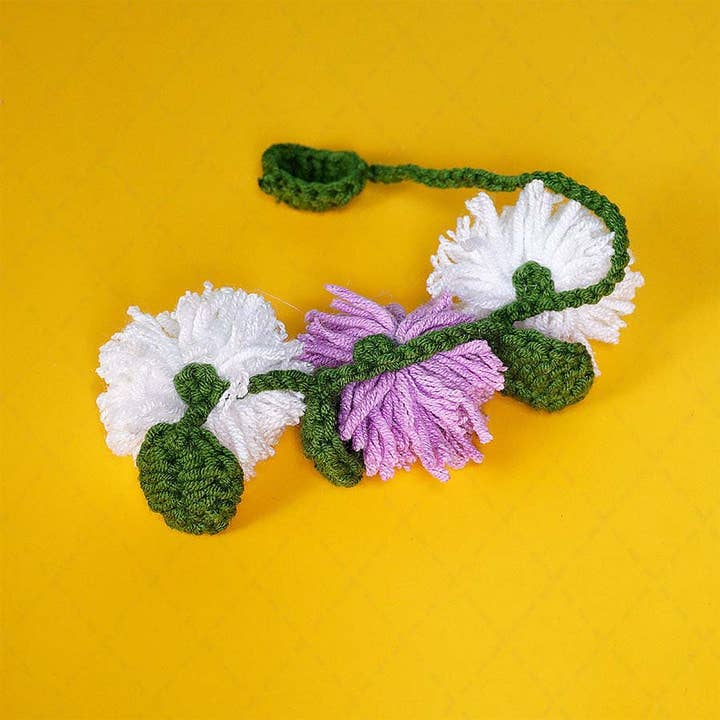 TOMOPOD LLC - Wholesale Car Decorative Charm - Women's - Crochet Dandelion Car Mirror Hanging Charm, Women Car Decor