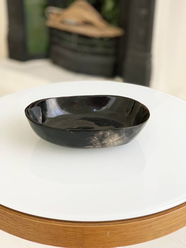 Mittlere Schale aus echtem Horn für den Großhandel von RACHA