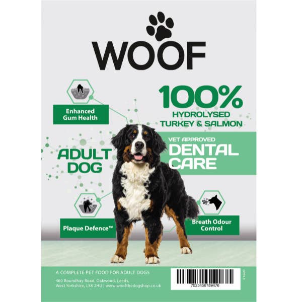 Woof Hydrolysed Dental Care Dry Dog Food for wholesale by Woof The Dog Shop