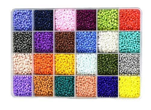 Mandala Crafts - Wholesale Beads - Glass Seed Beads Variety Pack for Jewelry Making9
